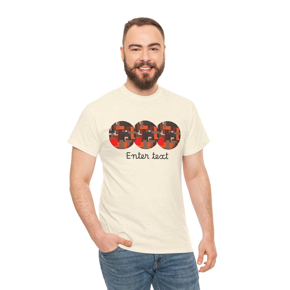 Circle Story — Geometric Graphic T-Shirt