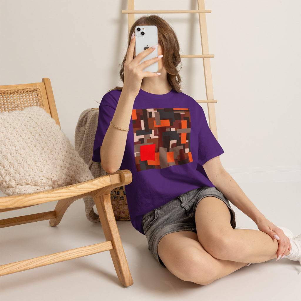 Scarlet Structure — Unisex Heavy Cotton T-Shirt