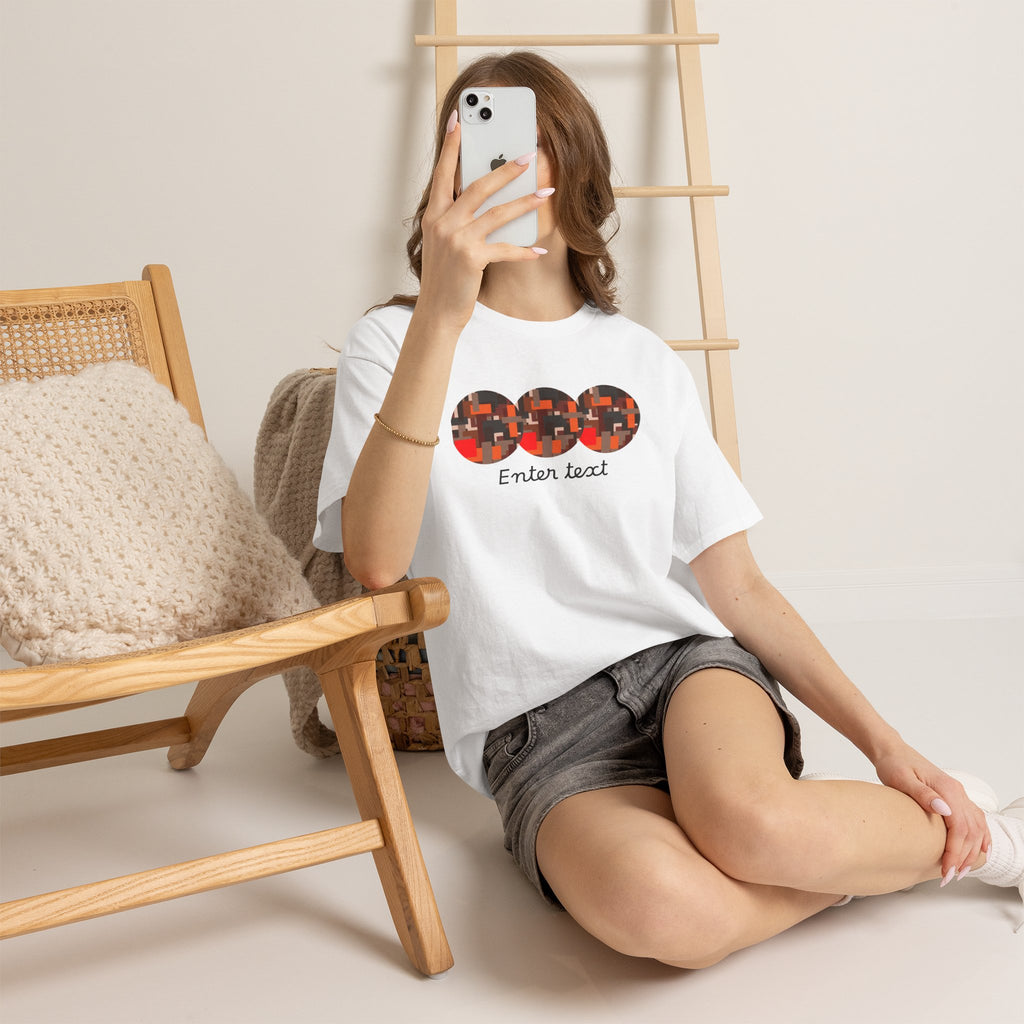 Circle Story — Geometric Graphic T-Shirt