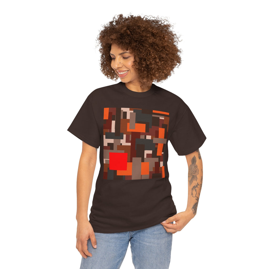 Scarlet Structure — Unisex Heavy Cotton T-Shirt