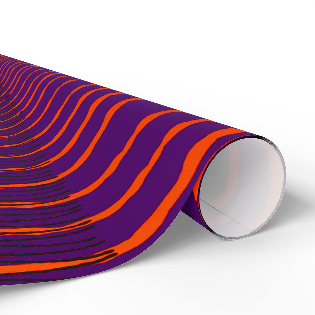 Ribbon Rhythm — Plum Pulse Wrapping Paper Roll