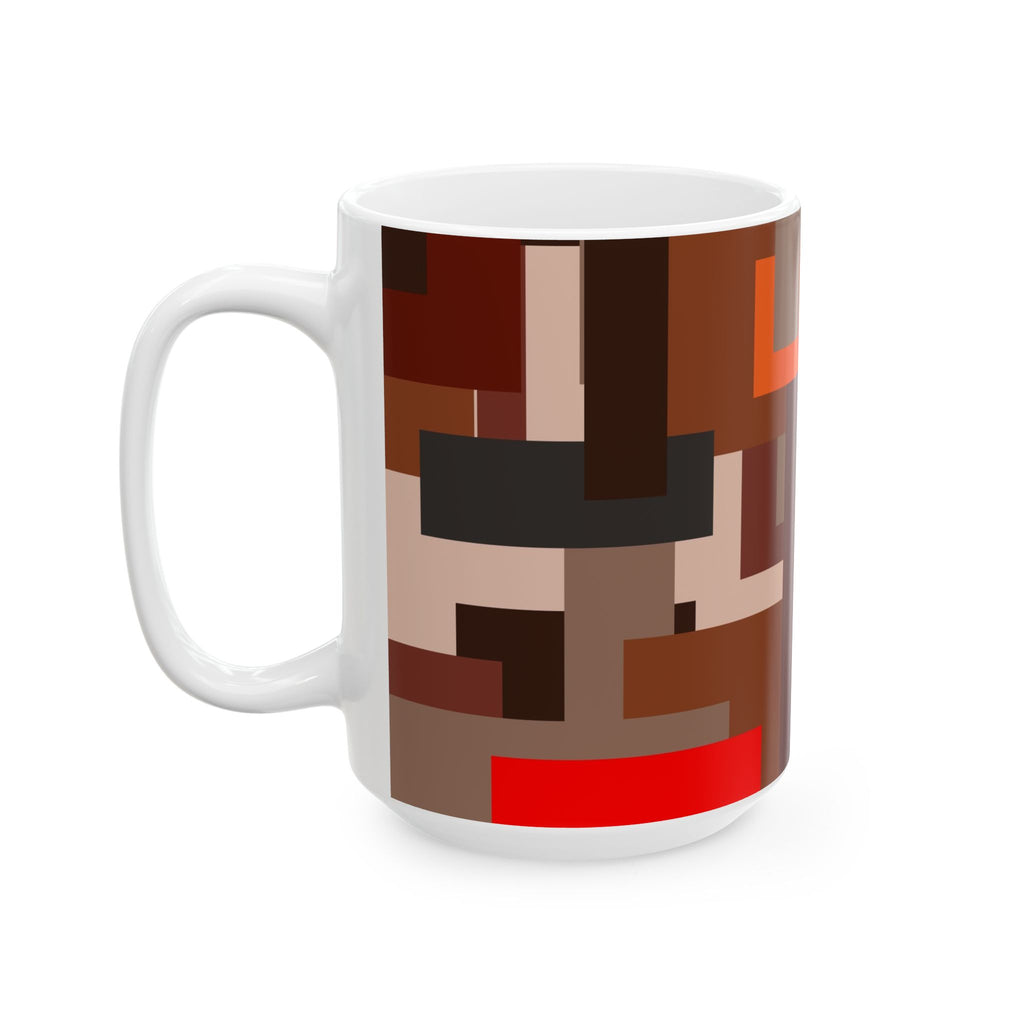 Scarlet Structure — Ceramic Mug (11oz & 15oz)