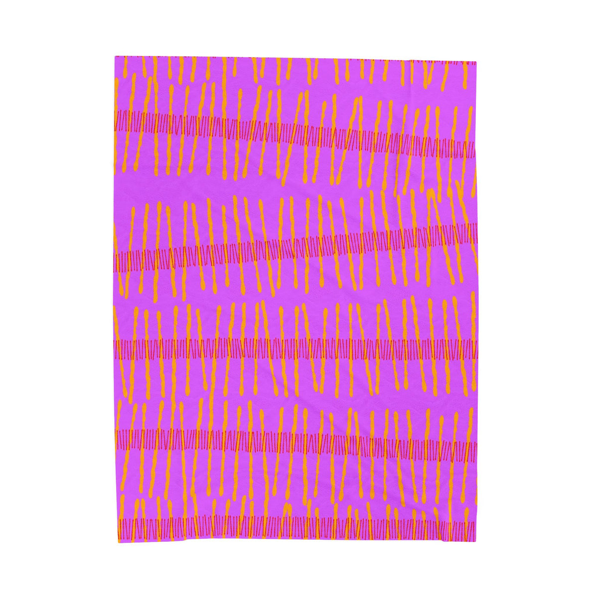 Ribbon Rhythm — Sunset Swing Velveteen Plush Blanket