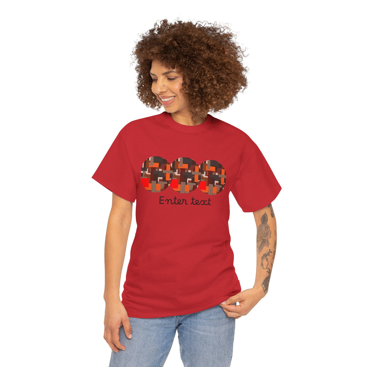 Circle Story — Geometric Graphic T-Shirt