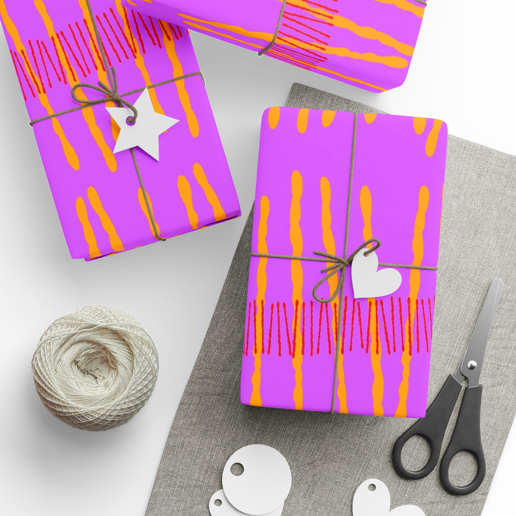 Ribbon Rhythm — Sunset Swing Wrapping Paper Roll