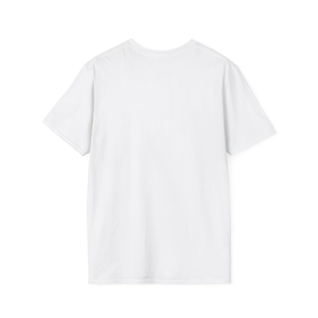 Geometric Line Art Tee — Pink Symmetry Graphic T-Shirt