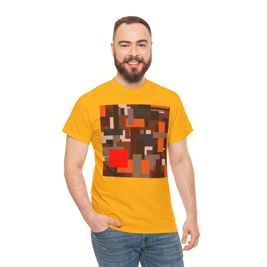 Scarlet Structure — Unisex Heavy Cotton T-Shirt
