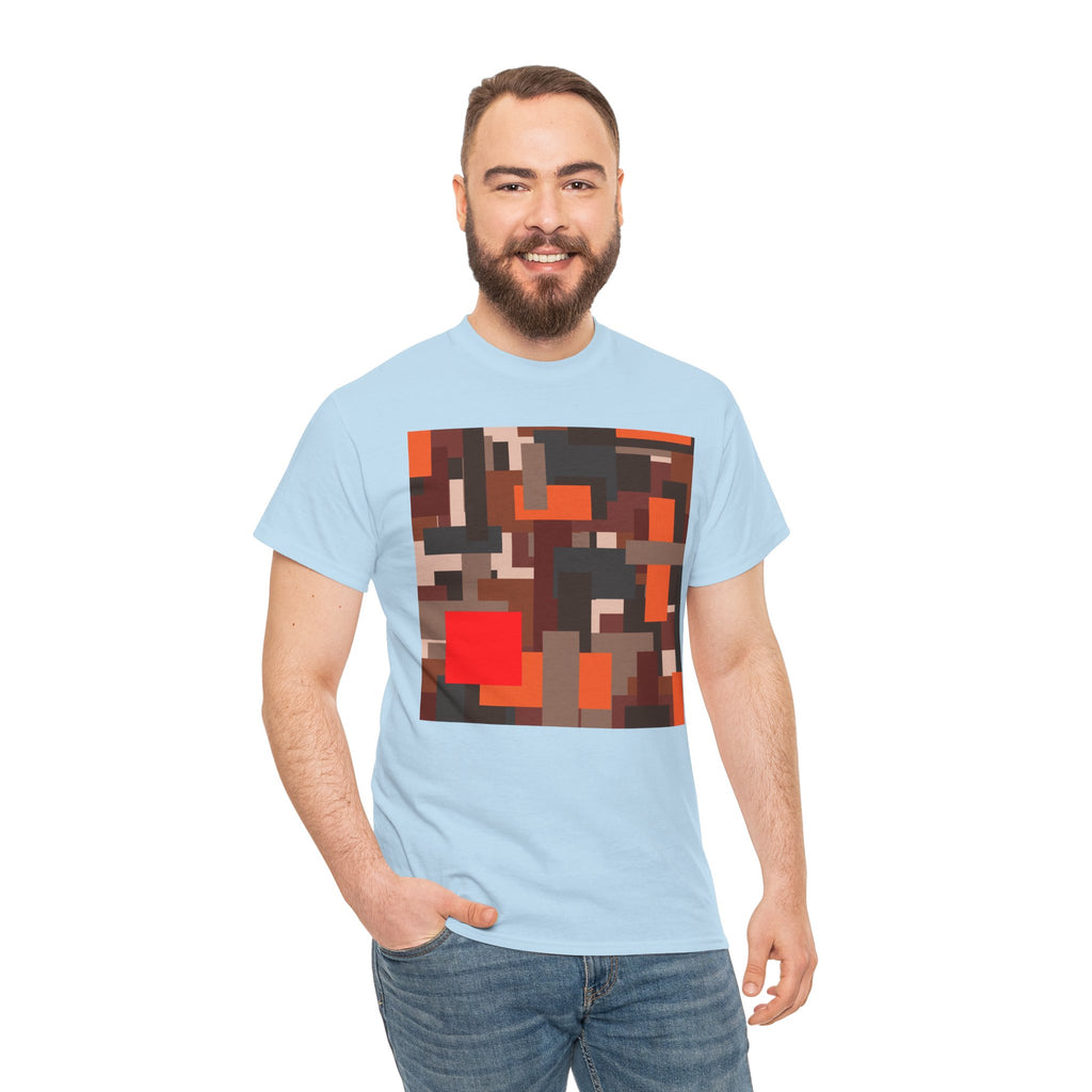 Scarlet Structure — Unisex Heavy Cotton T-Shirt