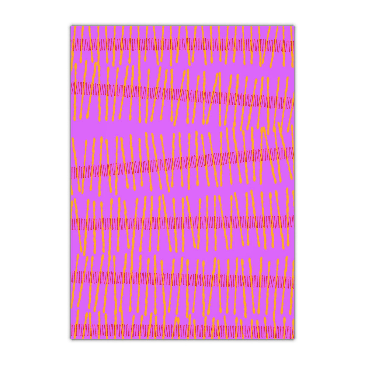 Ribbon Rhythm — Sunset Swing Gift Wrap Sheet
