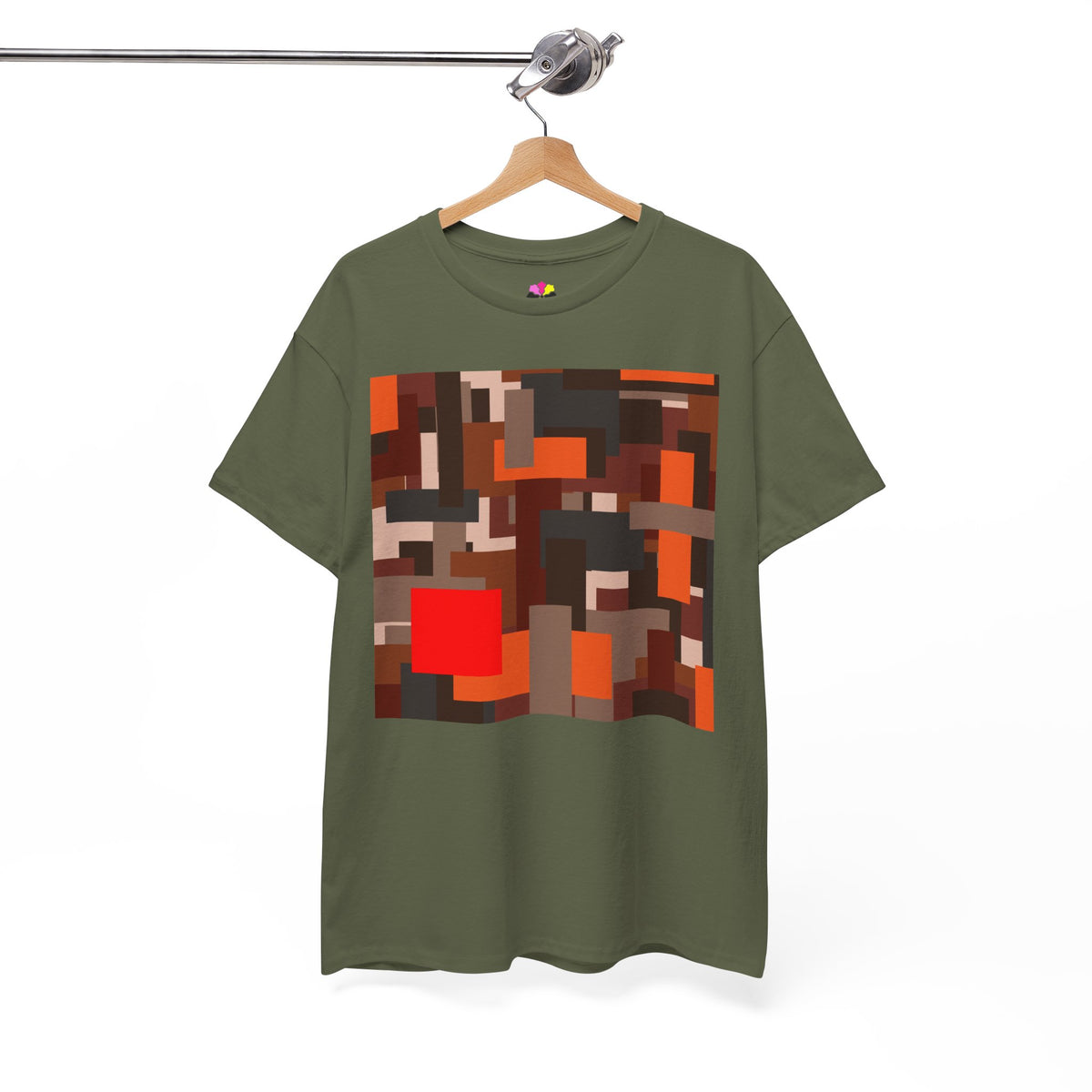 Scarlet Structure — Unisex Heavy Cotton T-Shirt