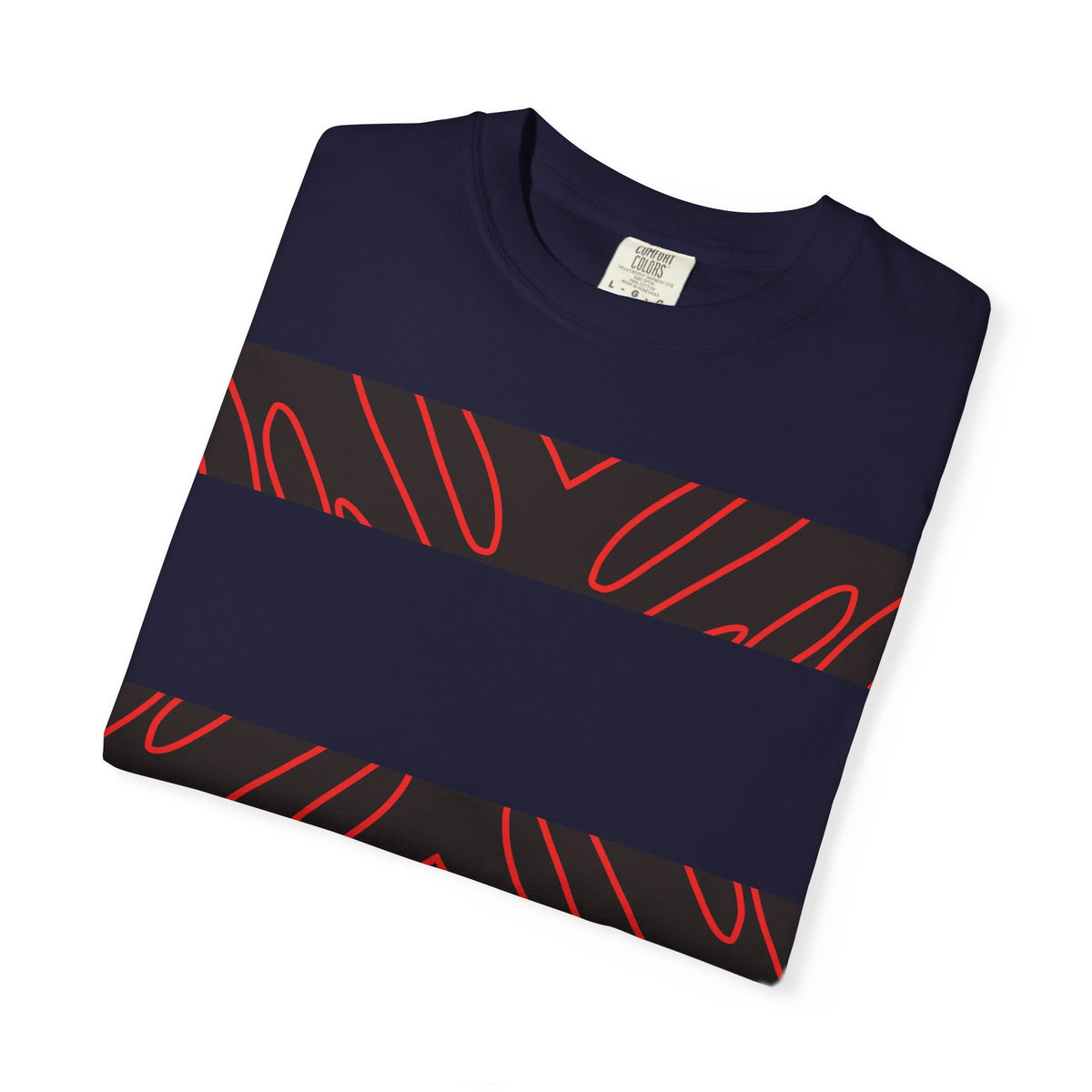 Crimson Current — Scarlet Shadow Garment-Dyed T-Shirt