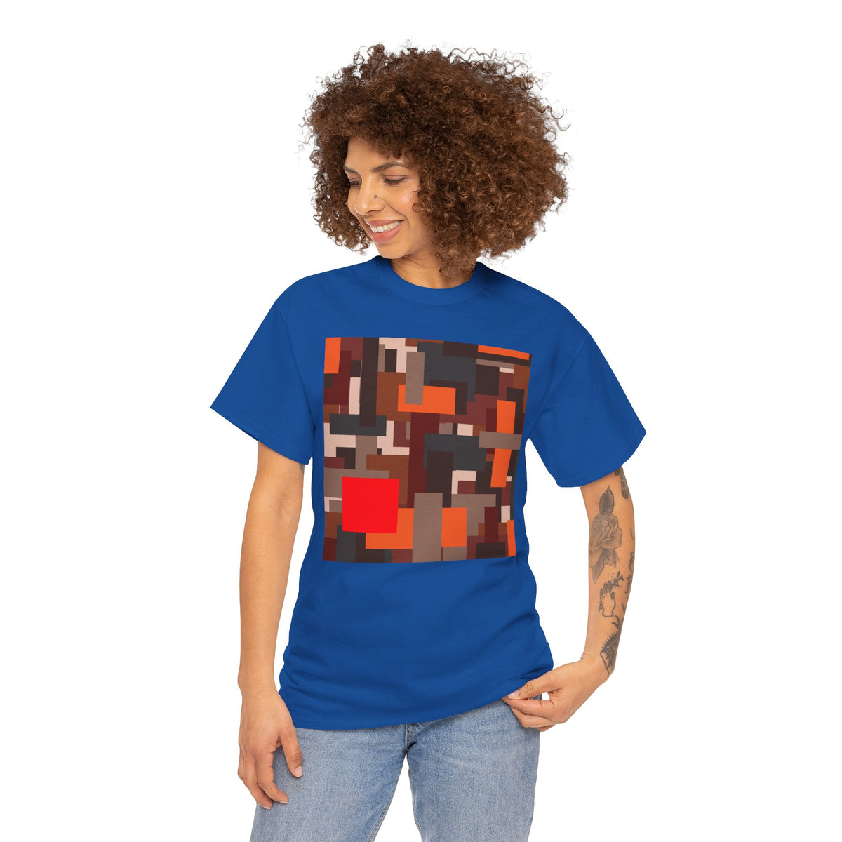 Scarlet Structure — Unisex Heavy Cotton T-Shirt
