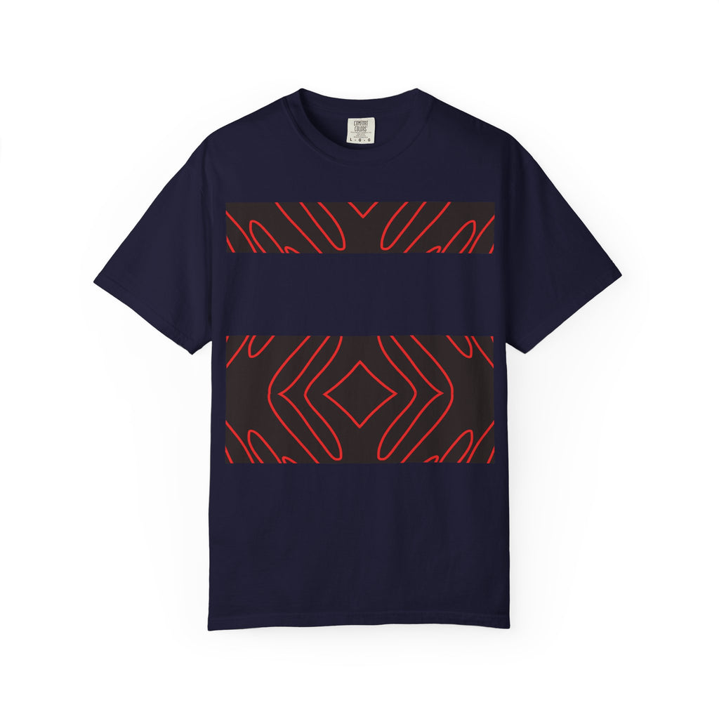 Crimson Current — Scarlet Shadow Garment-Dyed T-Shirt