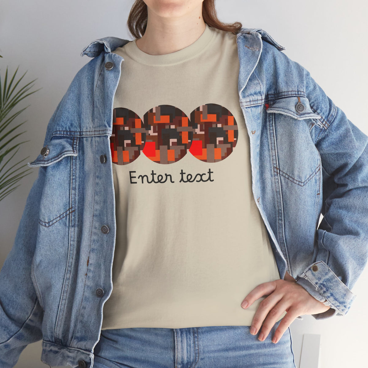 Circle Story — Geometric Graphic T-Shirt