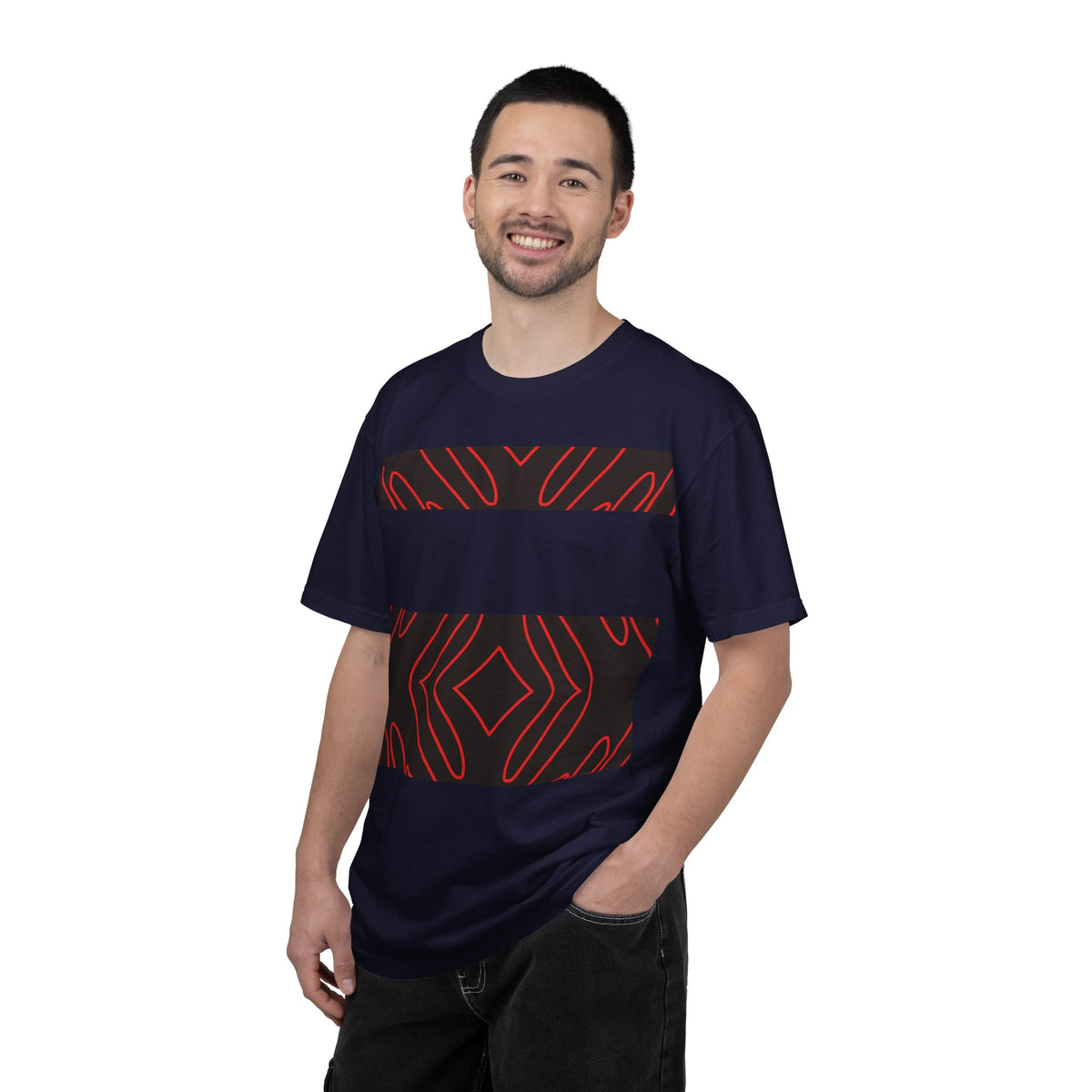 Crimson Current — Scarlet Shadow Garment-Dyed T-Shirt