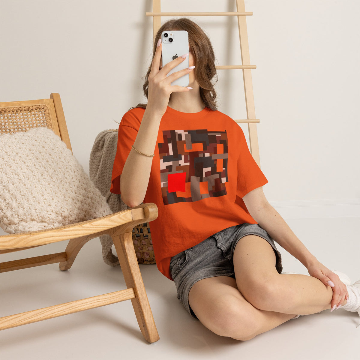 Scarlet Structure — Unisex Heavy Cotton T-Shirt