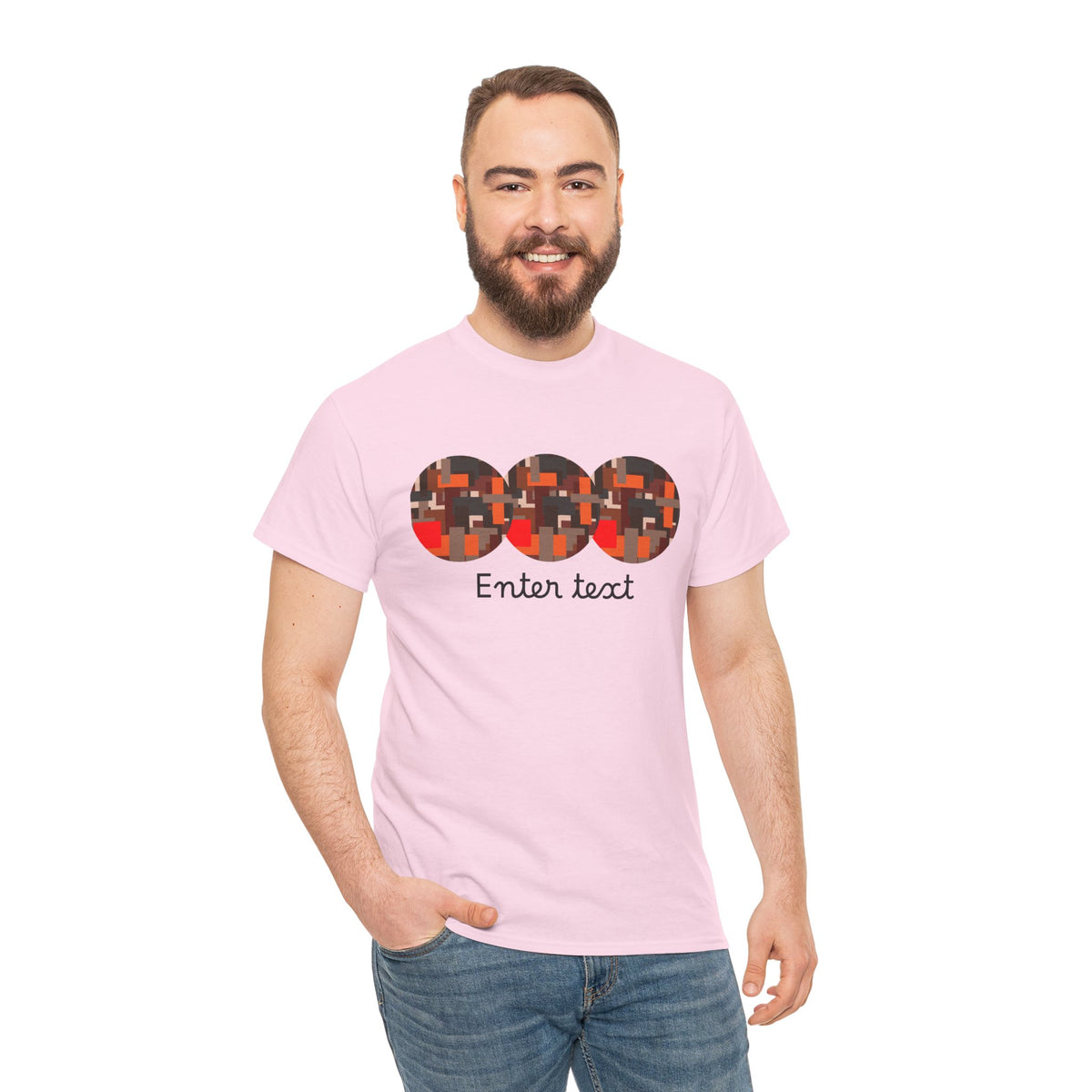 Circle Story — Geometric Graphic T-Shirt