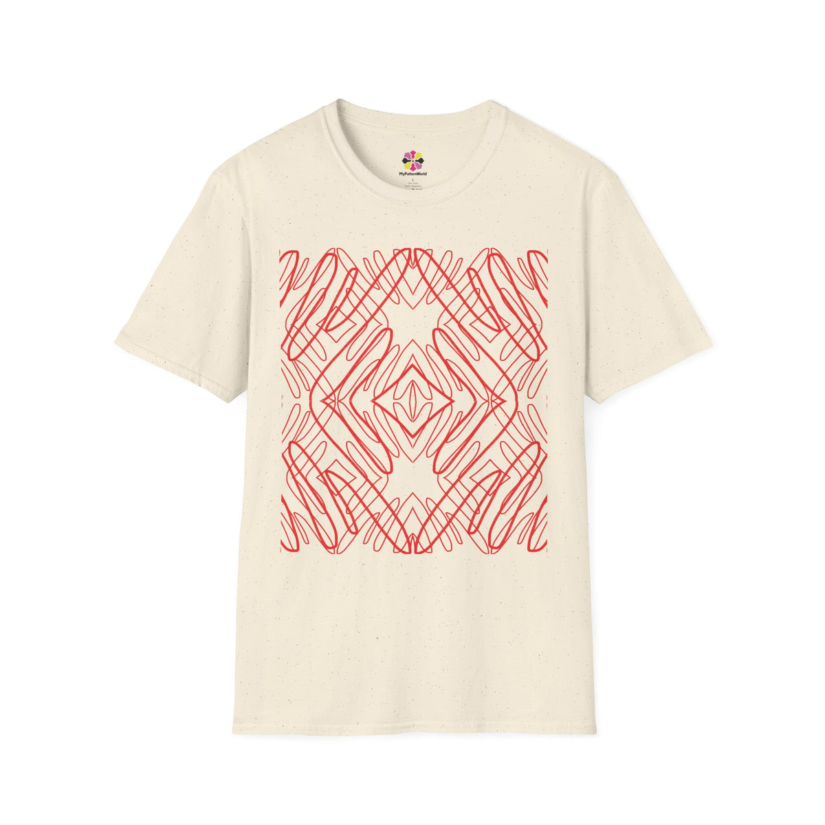 Crimson Current — Scarlet Shadow Graphic T-Shirt