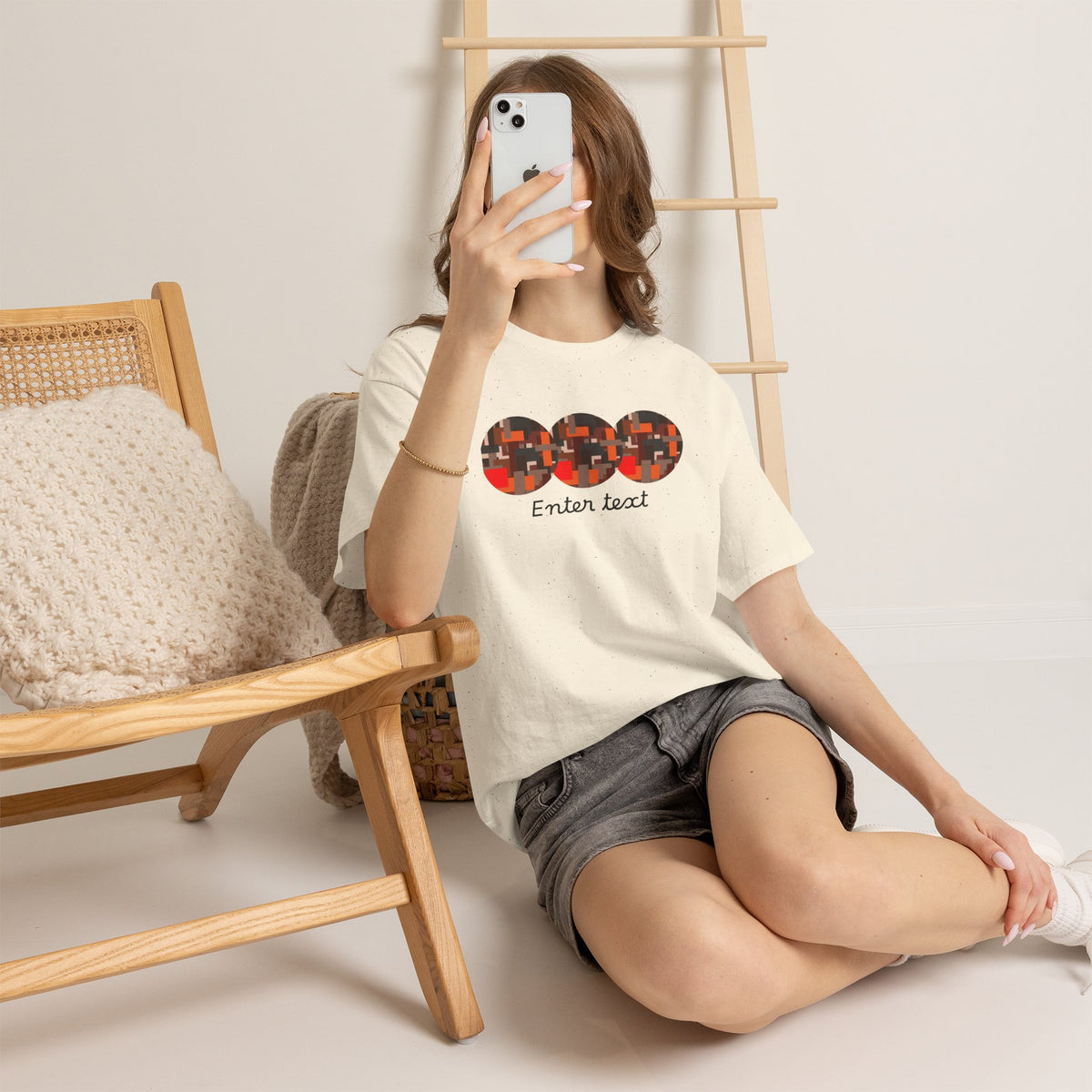 Circle Story — Geometric Graphic T-Shirt