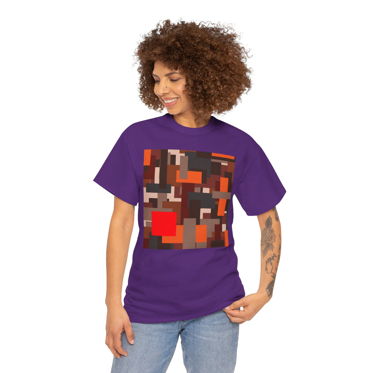 Scarlet Structure — Unisex Heavy Cotton T-Shirt