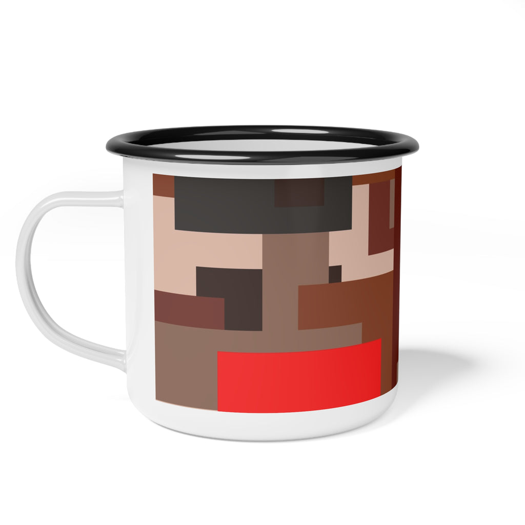 Scarlet Structure — Enamel Camp Cup (12oz)