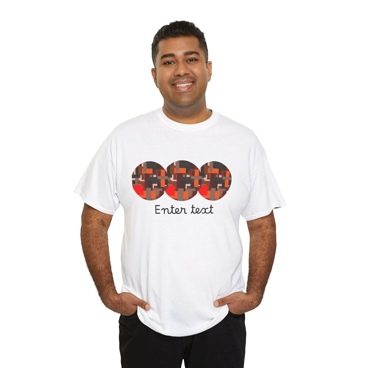 Circle Story — Geometric Graphic T-Shirt