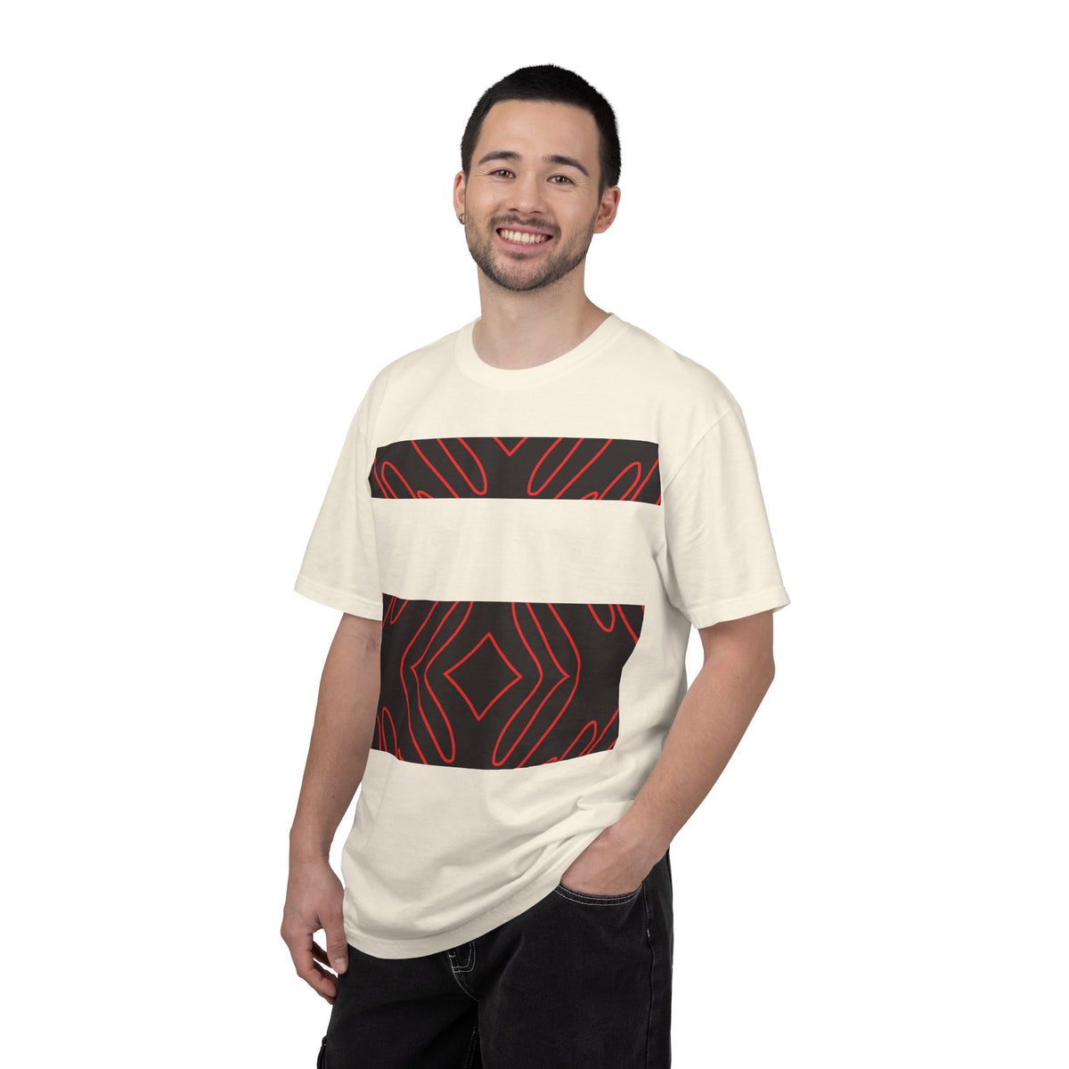 Crimson Current — Scarlet Shadow Garment-Dyed T-Shirt