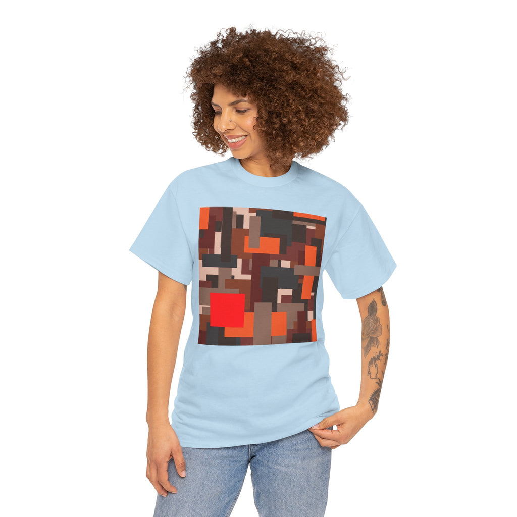 Scarlet Structure — Unisex Heavy Cotton T-Shirt