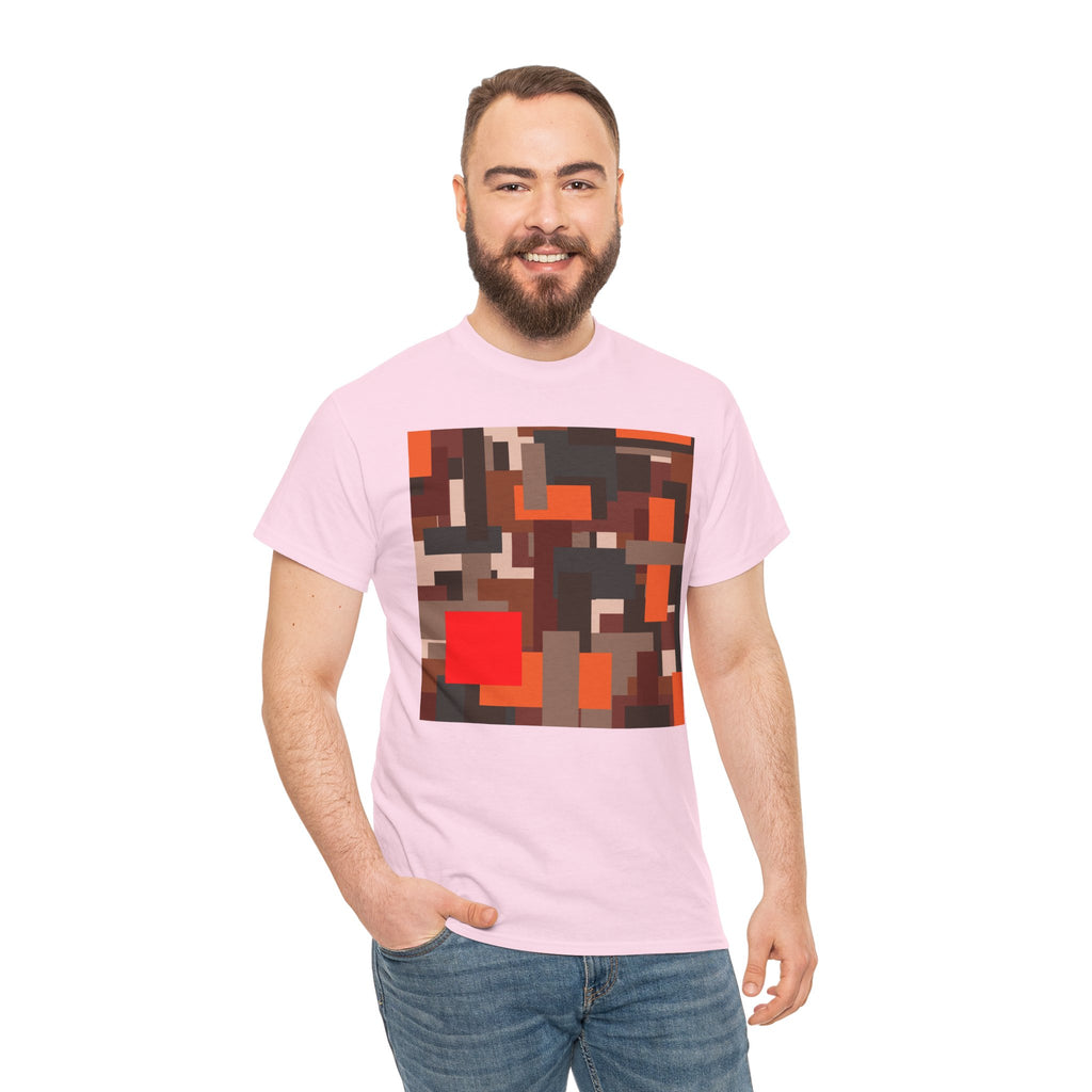 Scarlet Structure — Unisex Heavy Cotton T-Shirt
