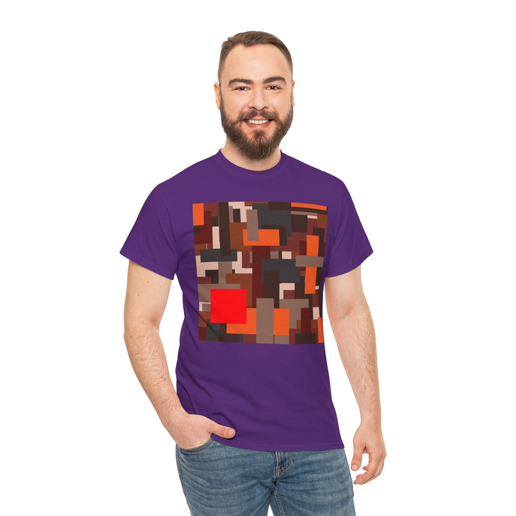 Scarlet Structure — Unisex Heavy Cotton T-Shirt