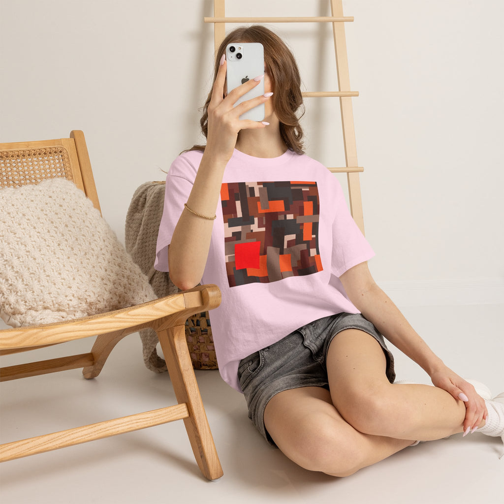 Scarlet Structure — Unisex Heavy Cotton T-Shirt
