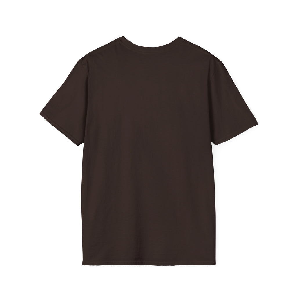 Geometric Line Art Tee — Pink Symmetry Graphic T-Shirt