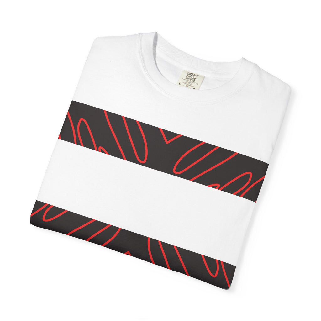 Crimson Current — Scarlet Shadow Garment-Dyed T-Shirt