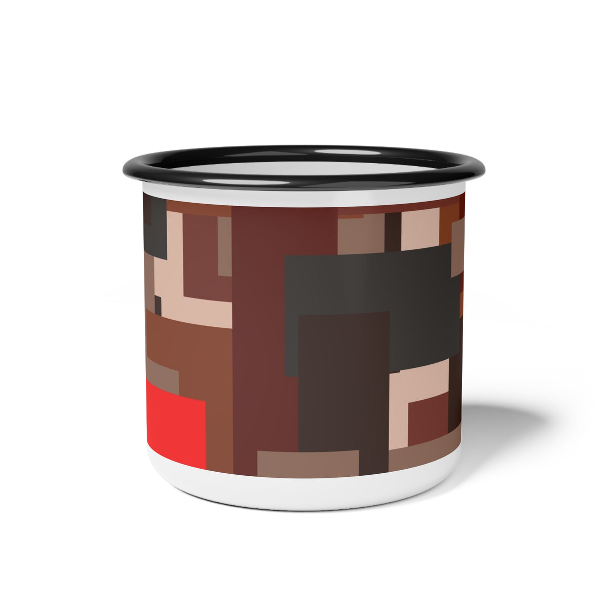 Scarlet Structure — Enamel Camp Cup (12oz)
