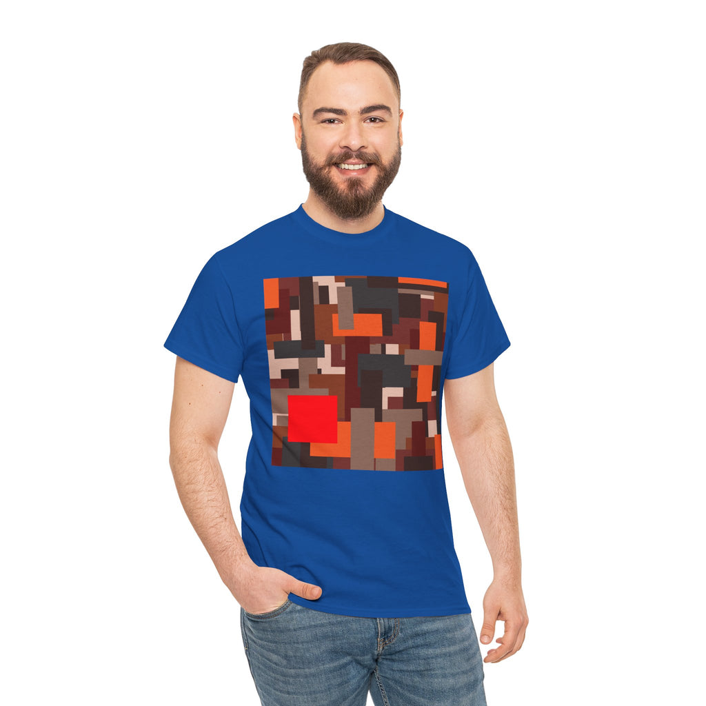 Scarlet Structure — Unisex Heavy Cotton T-Shirt