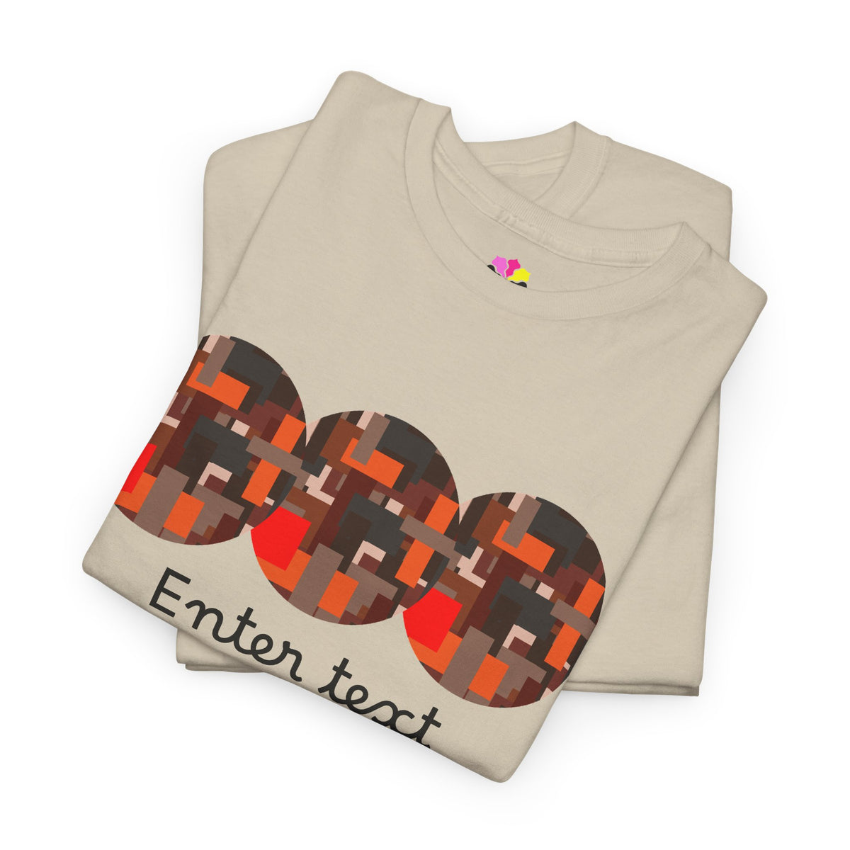 Circle Story — Geometric Graphic T-Shirt