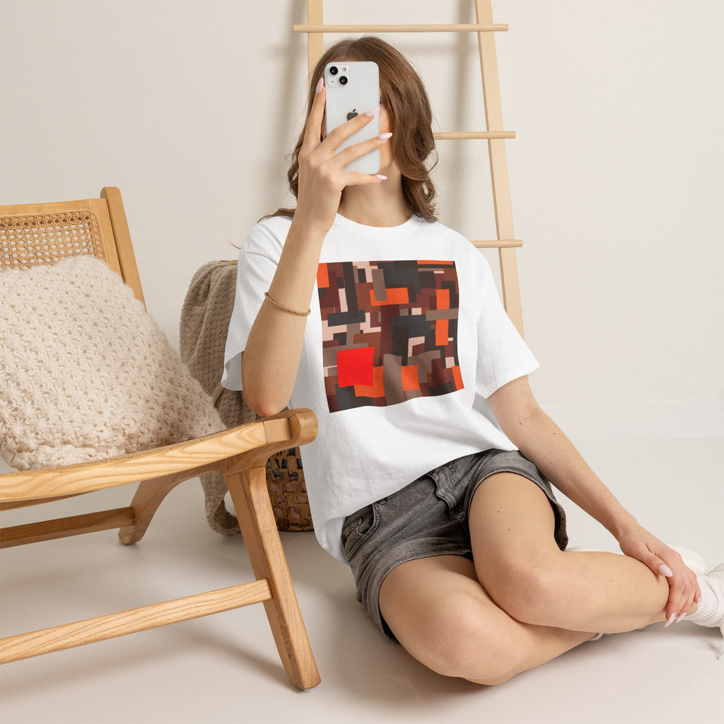 Scarlet Structure — Unisex Heavy Cotton T-Shirt