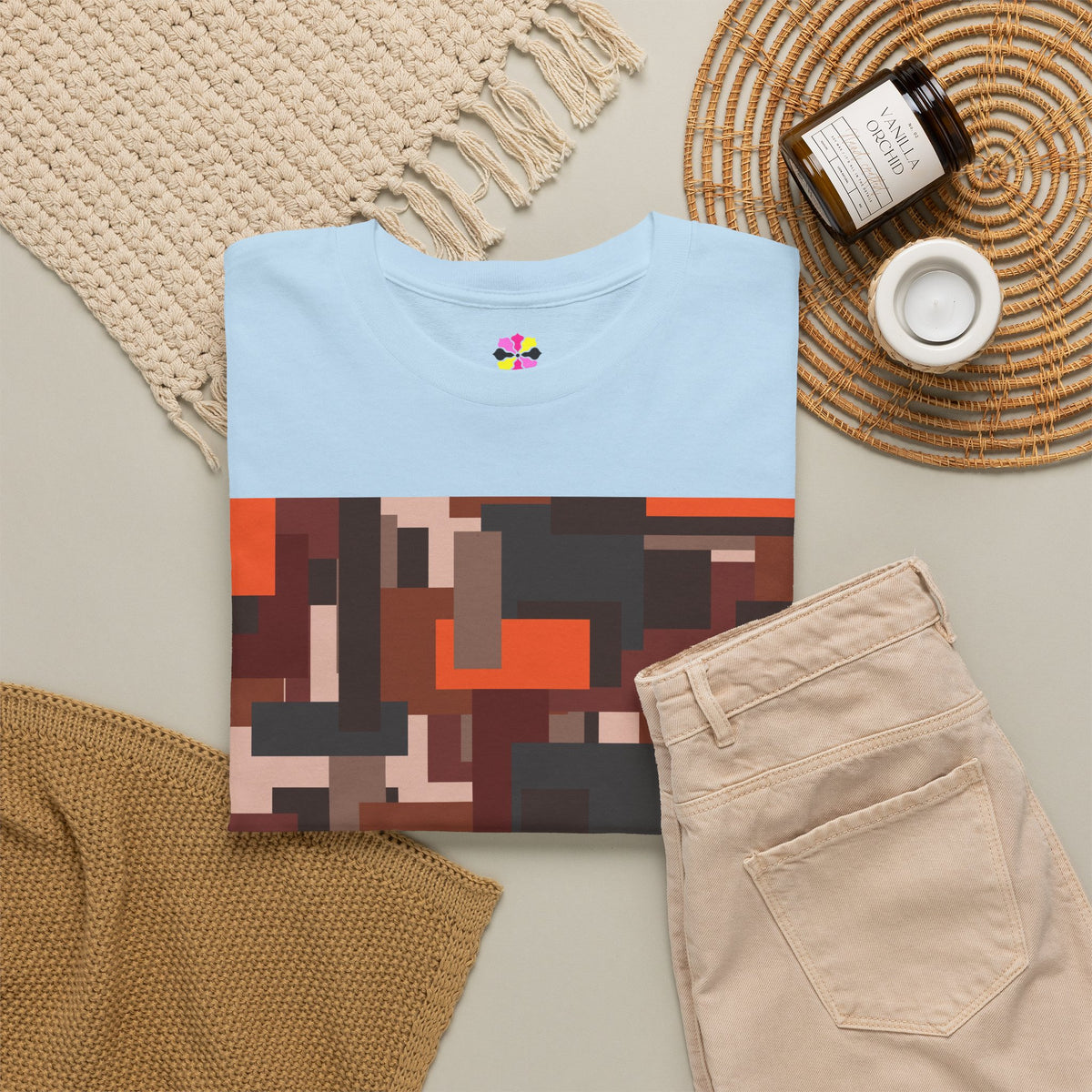 Scarlet Structure — Unisex Heavy Cotton T-Shirt