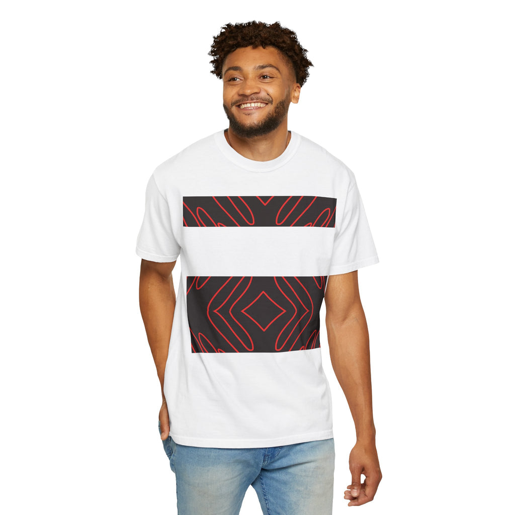 Crimson Current — Scarlet Shadow Garment-Dyed T-Shirt