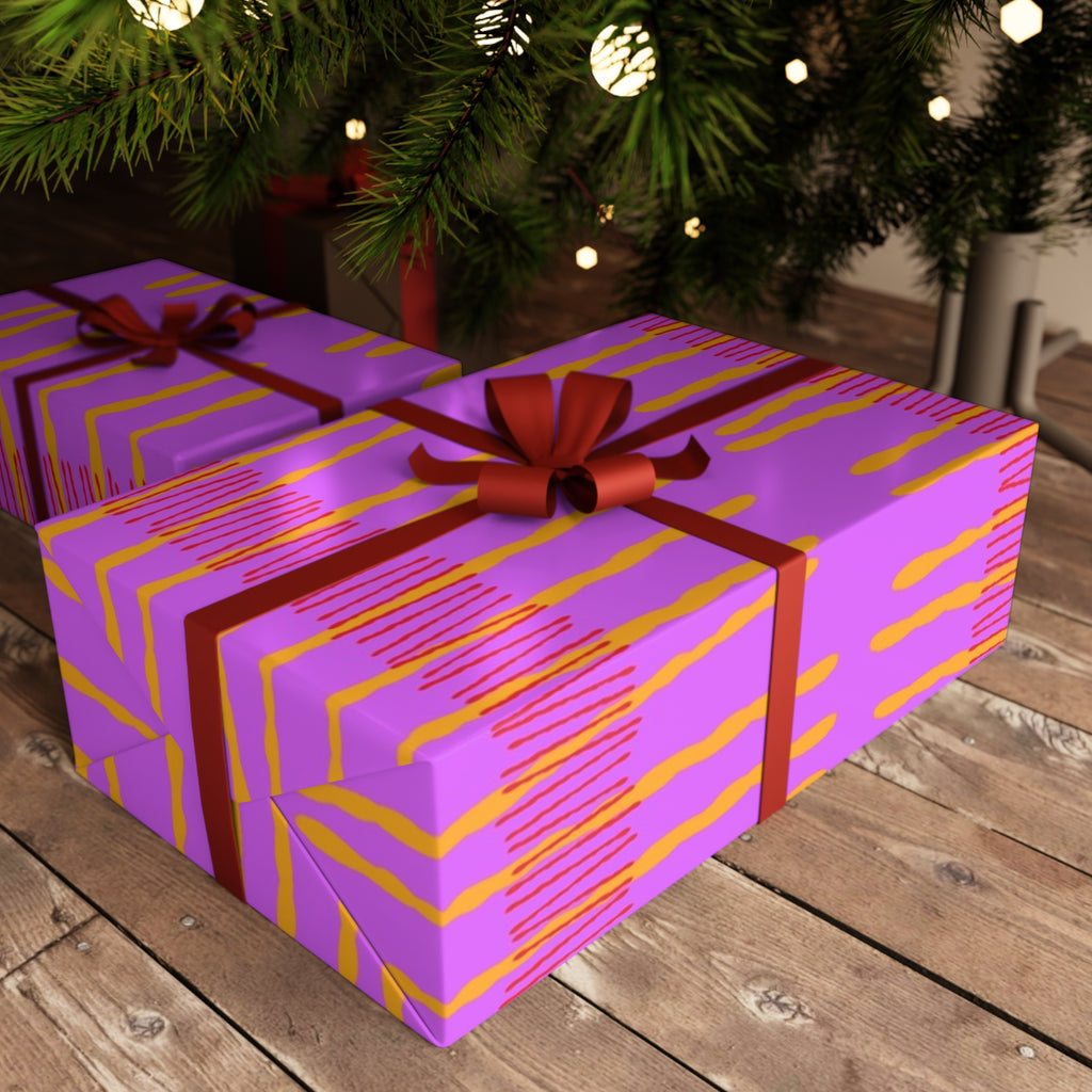 Ribbon Rhythm — Sunset Swing Gift Wrap Sheet