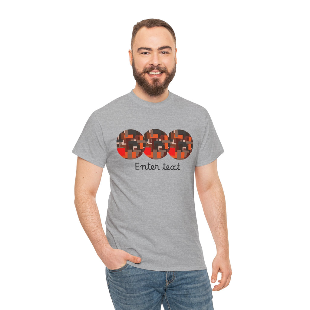 Circle Story — Geometric Graphic T-Shirt