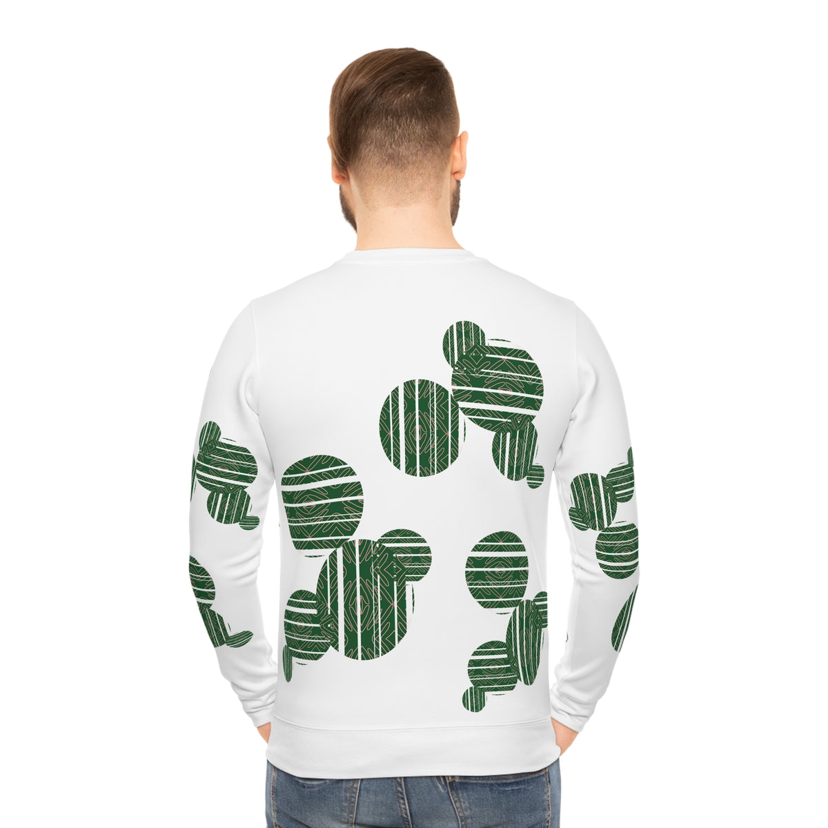 Clover Cadence — Meadow Muse All-Over Print Sweatshirt