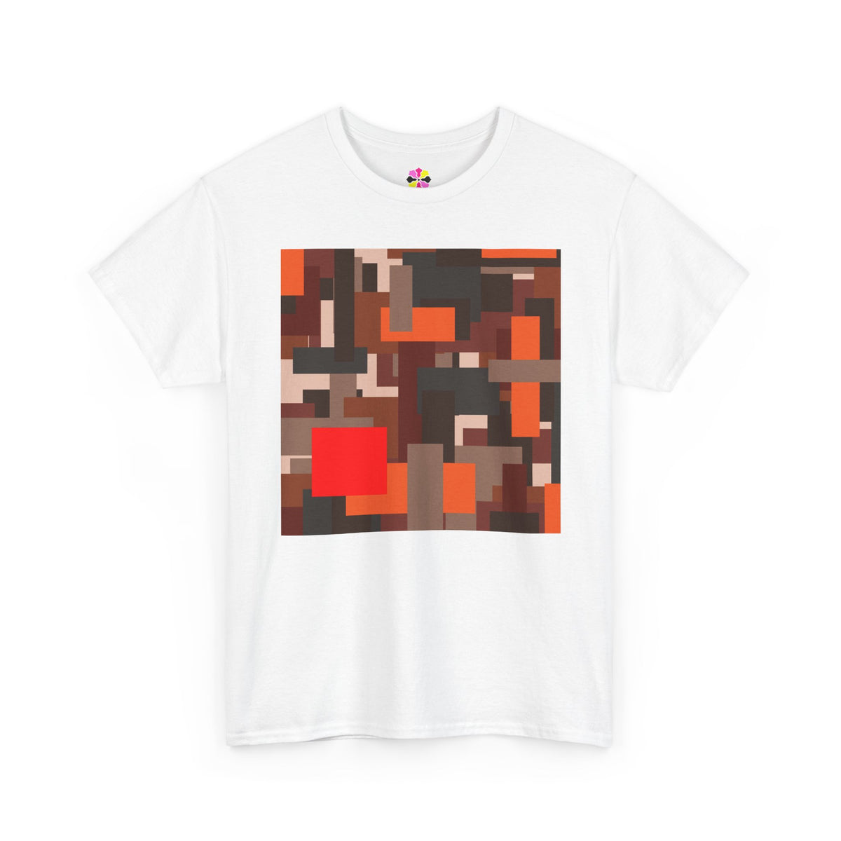 Scarlet Structure — Unisex Heavy Cotton T-Shirt