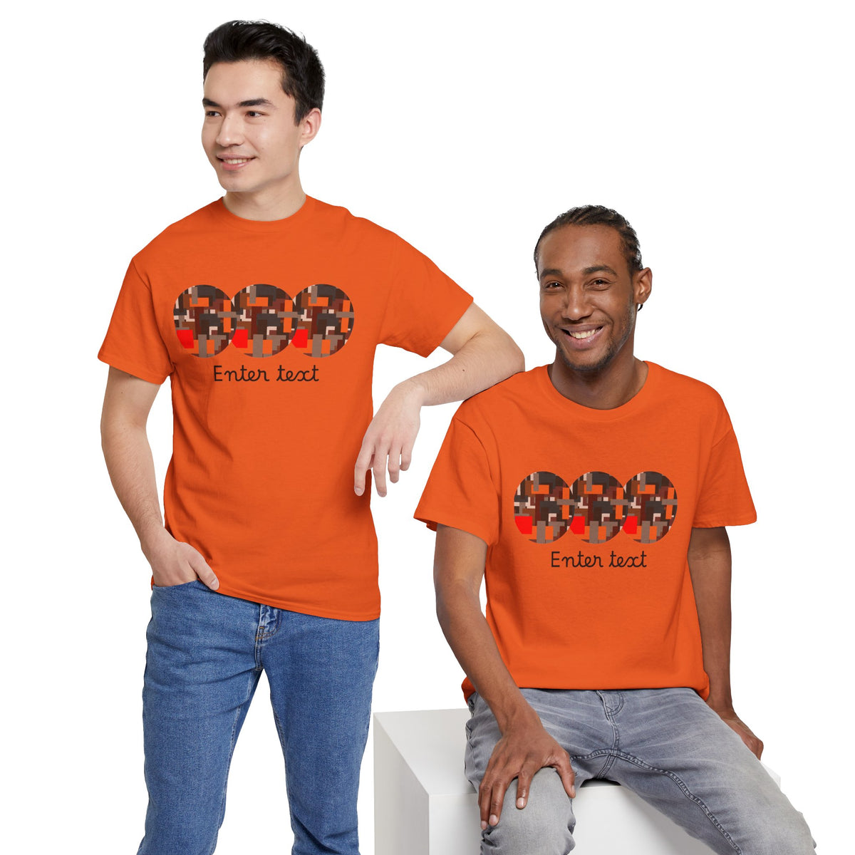 Circle Story — Geometric Graphic T-Shirt