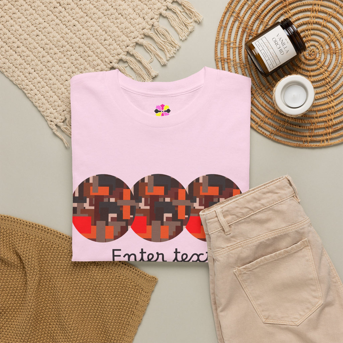 Circle Story — Geometric Graphic T-Shirt