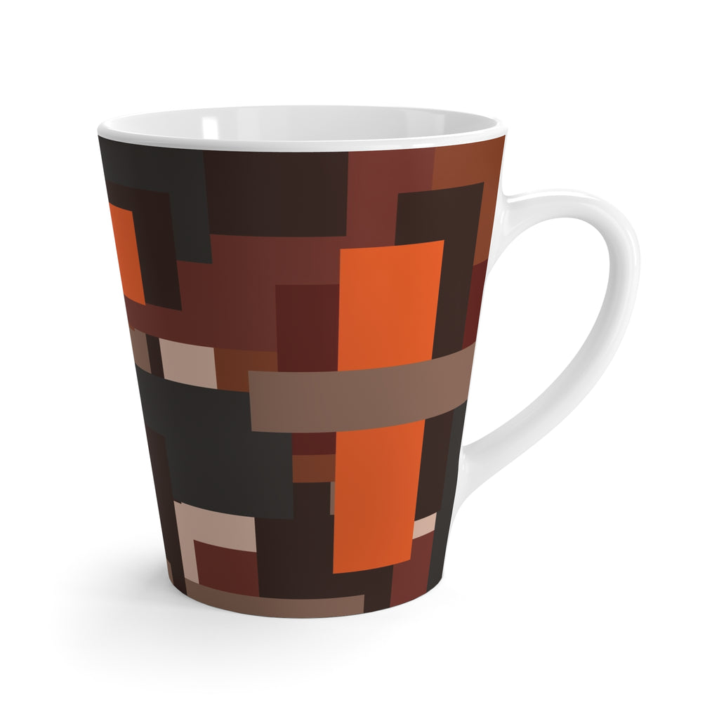 Scarlet Structure — Latte Mug (12oz)