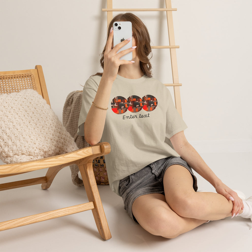 Circle Story — Geometric Graphic T-Shirt