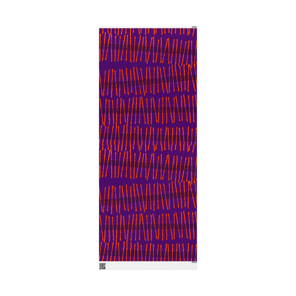 Ribbon Rhythm — Plum Pulse Wrapping Paper Roll