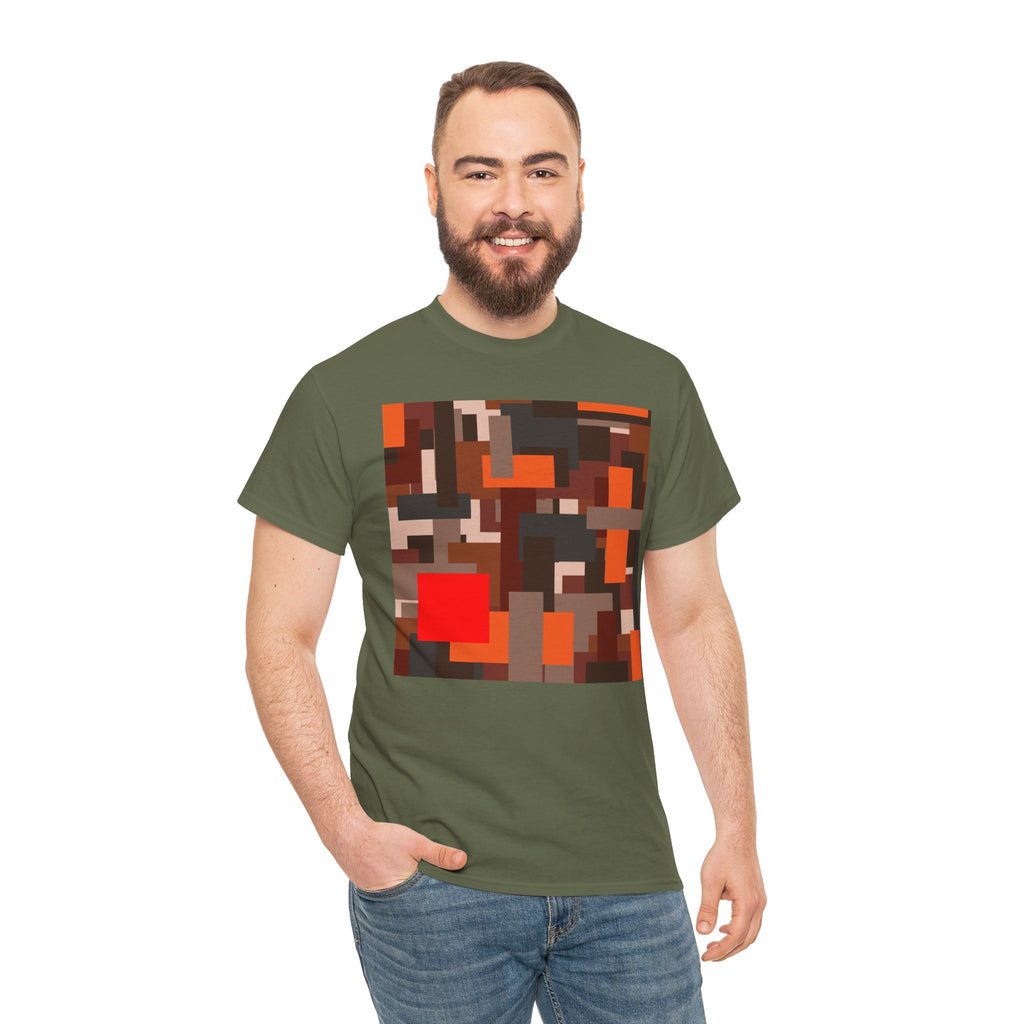 Scarlet Structure — Unisex Heavy Cotton T-Shirt