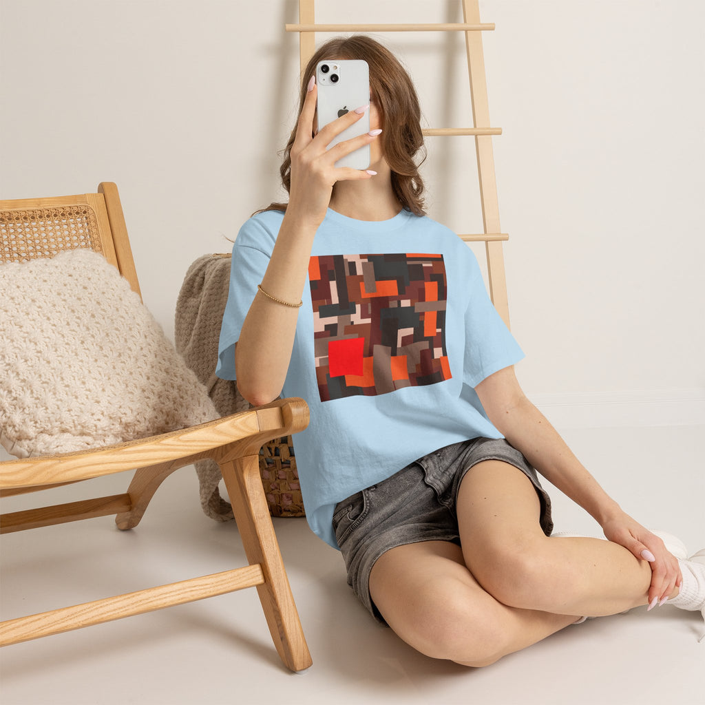 Scarlet Structure — Unisex Heavy Cotton T-Shirt